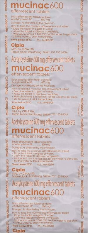 MUCINAC 600 10'S